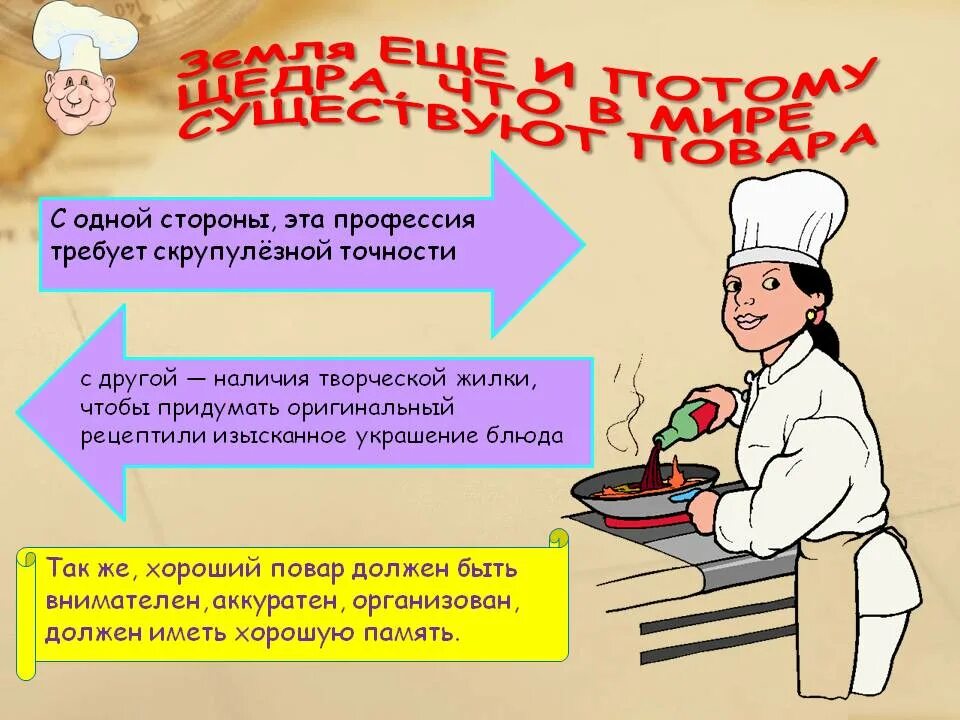 Чем полезна профессия повара 4 класс. Плюсы профессии повара. Минусы профессии повар кондитер. Профессия повар кондитер. Профессия повар современные.