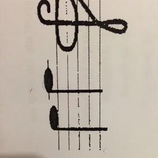 Ребус ключ и нота