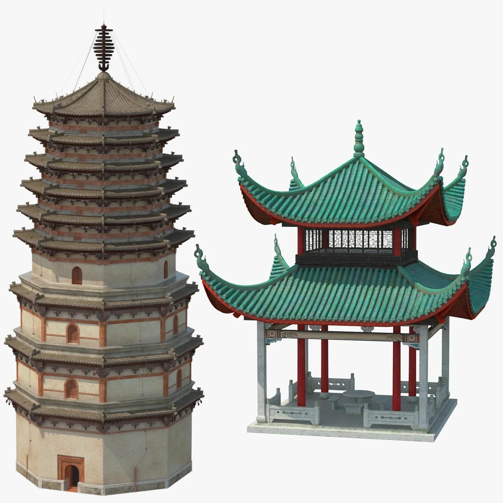 Chinese 3d models
