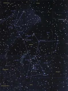Орион карта