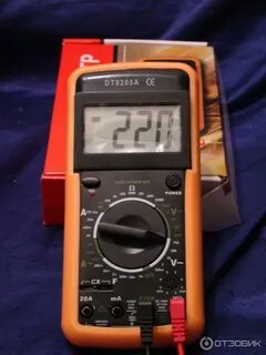 Как пользоваться мультиметром dt9205a
