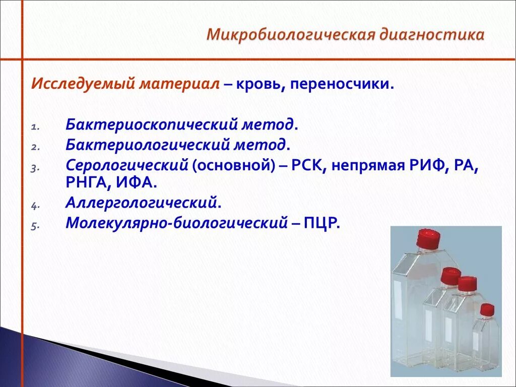 Методы лабораторной диагностики микробиология