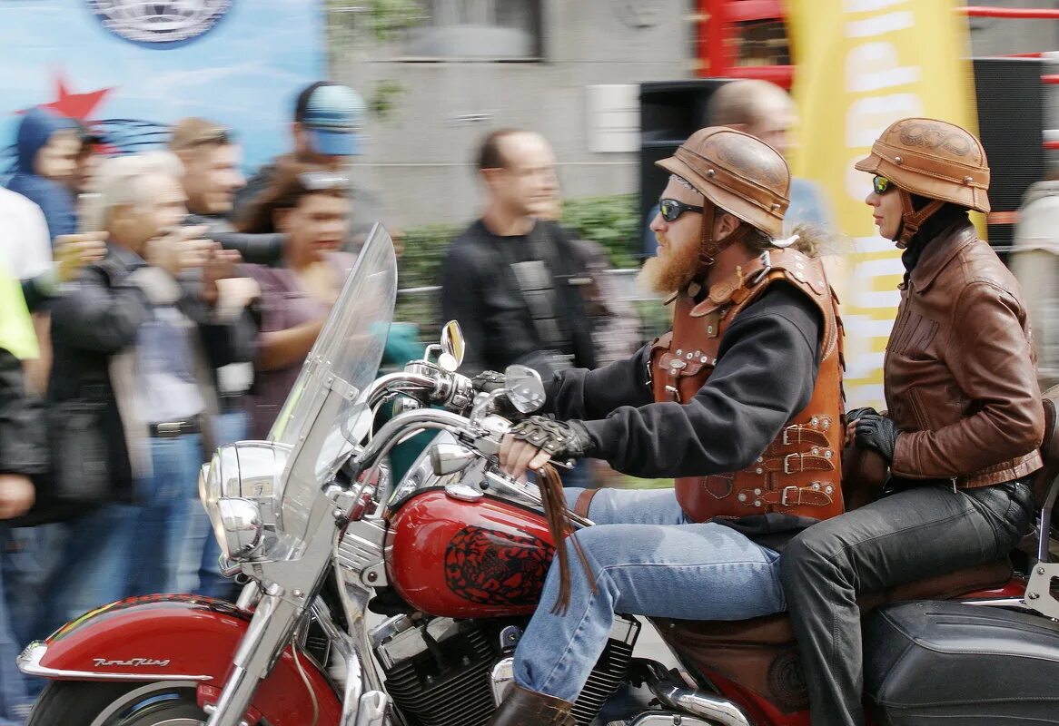 семья байкеров