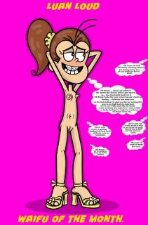 luan loud, the loud house, arms behind head, high heels, trooper201.