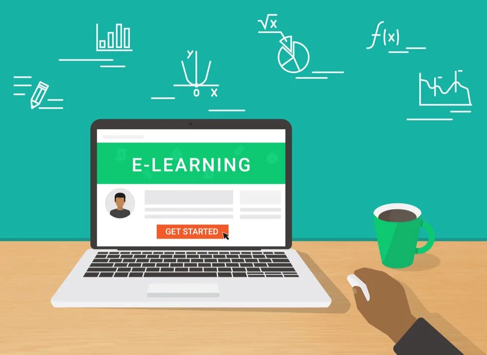 Learn su. E-learning. udemy clone. online courses banner. e-learning asoslari.
