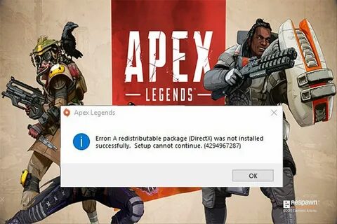 Ошибка apex legends
