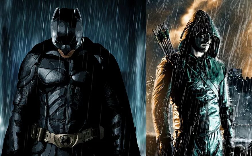 Бэтмен против супермена 2015. Бэтмен и зеленая стрела. бэтмен в arrowverse. green arrow vs batman. бэтмен в сериале флэш.