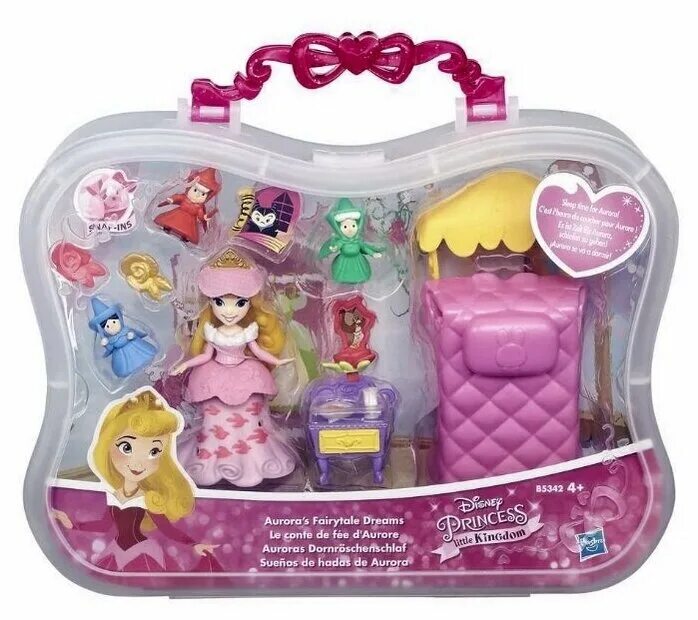 Набор принцесса. Набор Hasbro Disney Princess. Игровые наборы с куклой Авророй принцессы Дисней от Хасбро. Набор кукол принцессы Диснея.