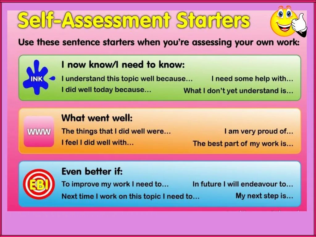 Make up your own sentences