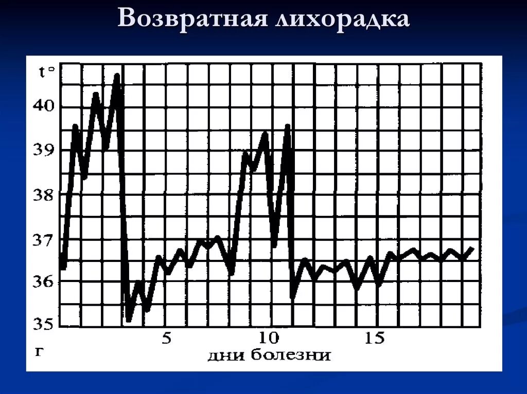 Температурный лист графическим. Возвратная лихорадка температурная кривая. Возвратная периодическая лихорадка. Возвратная лихорадка график. Температурная кривая при возвратной лихорадке.