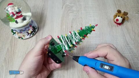 Елочные игрушки 3 д ручкой