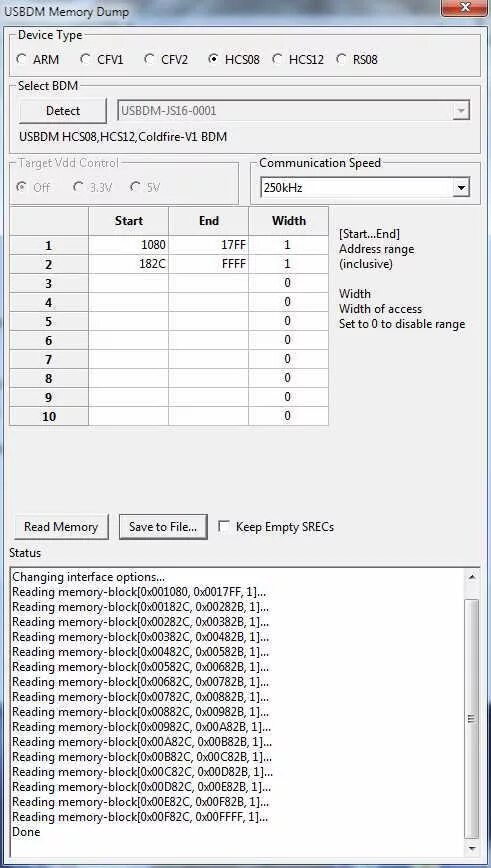Dump device. Dump device