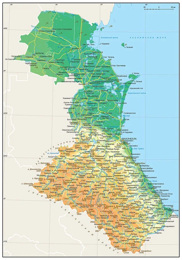 Достопримечательности дагестана на карте с названием. Карта Республики Дагестан с городами. Физическая карта Дагестана. Карта Дагестана физическая карта. Географическая карта Дагестана.