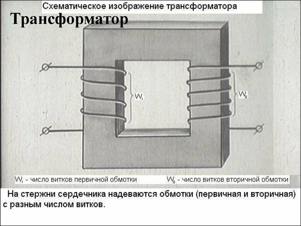 Трансформатор осуществляет