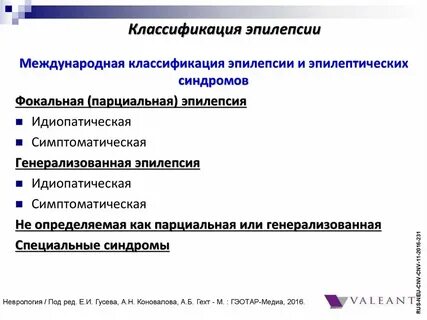 Клинические рекомендации эпилепсии 2022