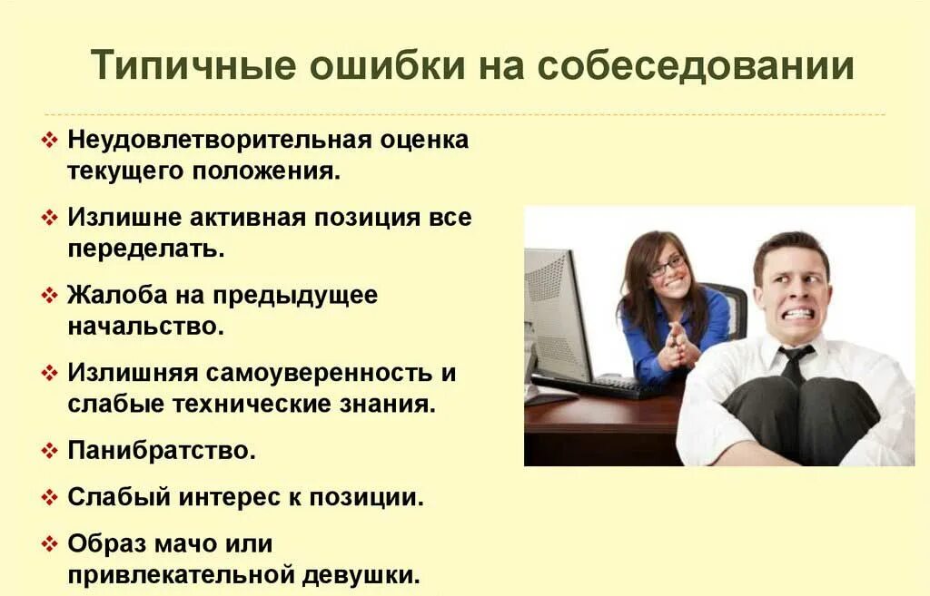 Вопросы интервью директору. Интервью при принятии на работу. Принятие на работу. Рекомендации для успешного прохождения собеседования. Типичные ошибки соискателей на собеседовании.