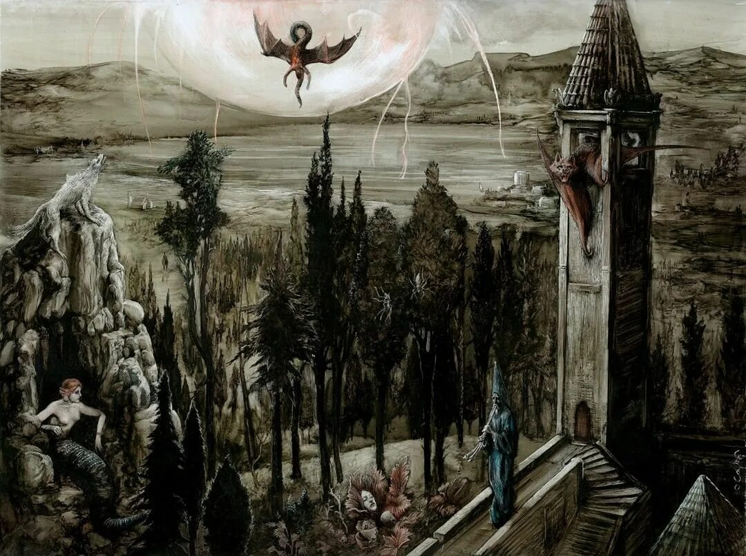 Кларк эштон смит лабиринт чародея. Сантьяго карузо (santiago caruso). сантьяго карузо лавкрафт. кларк эштон смит арт. сантьяго карузо ужас данвича.