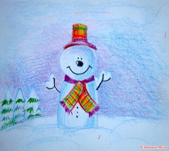 зимние рисунки цветными карандашами. зимние рисунки цветными карандашами. зима цветнвми карандаши. зимний рисунок карандашом. зимний пейзаж цветными карандашами.