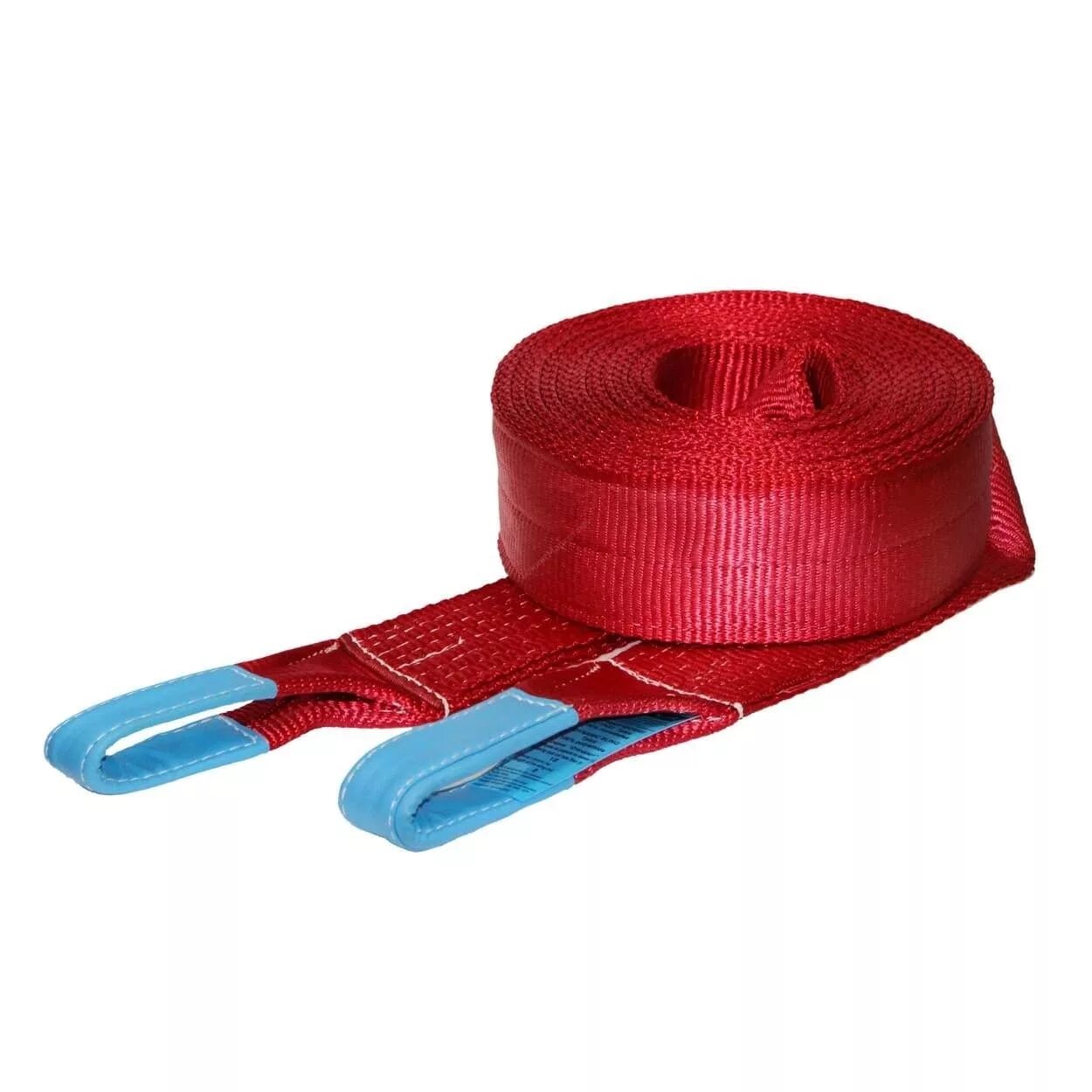 Динамический строп (рывковый) 40 т 4 м серия "стандарт", tplus. Трос буксировочный канатный бтк-24,0/5,0. Стропы для автомобиля. (т000394). Стропы для автомобиля.