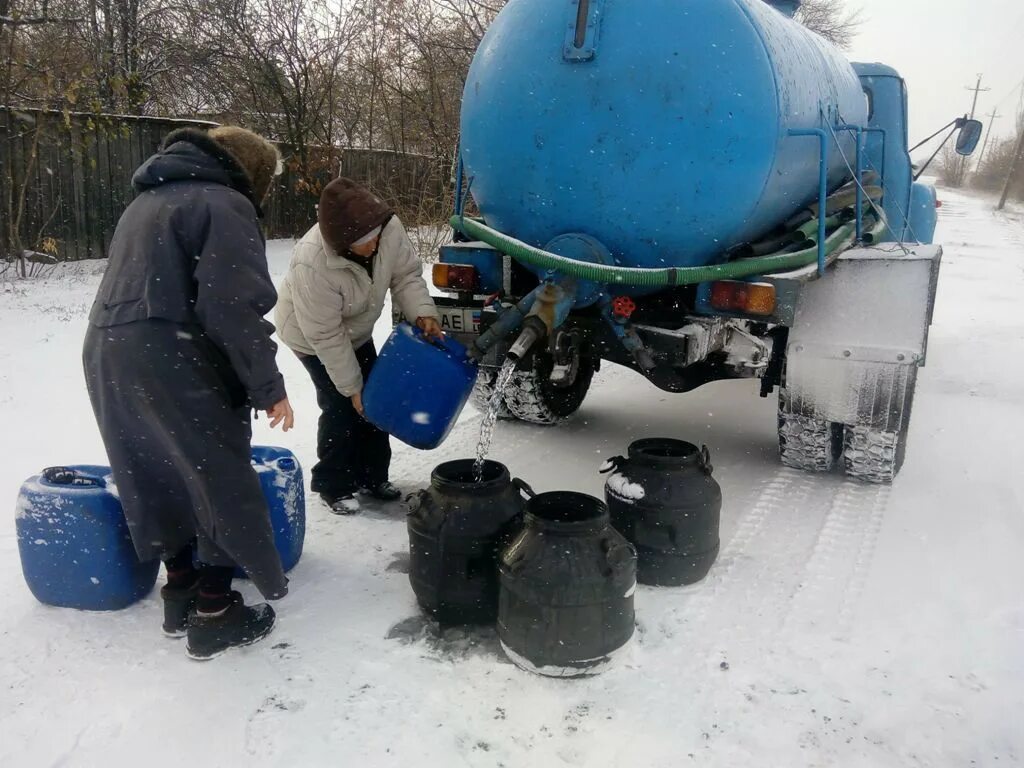 Подвоз воды при отключении