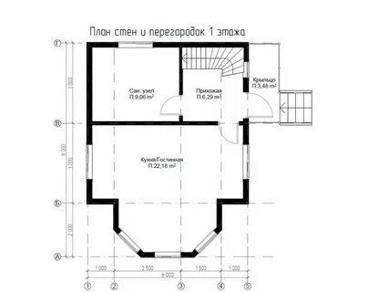 План стена