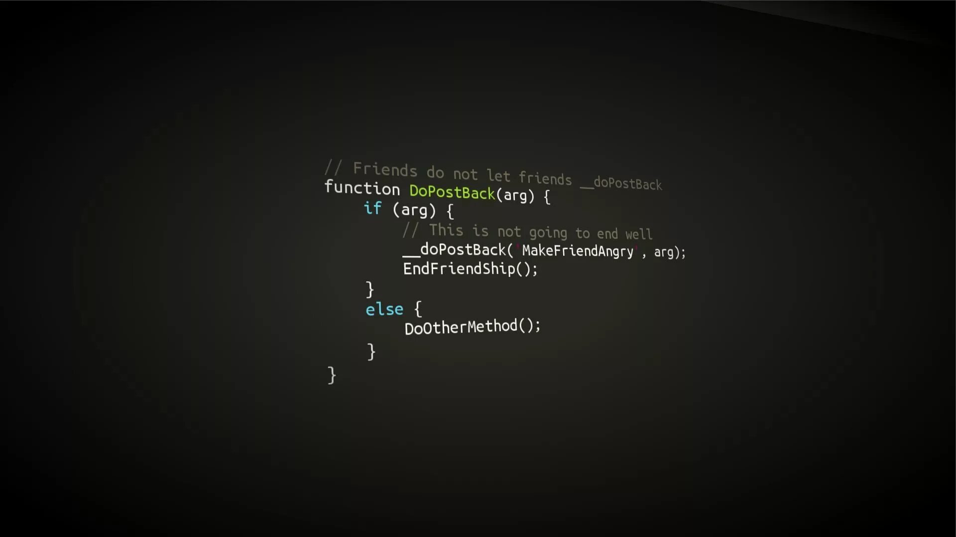 Javascript then