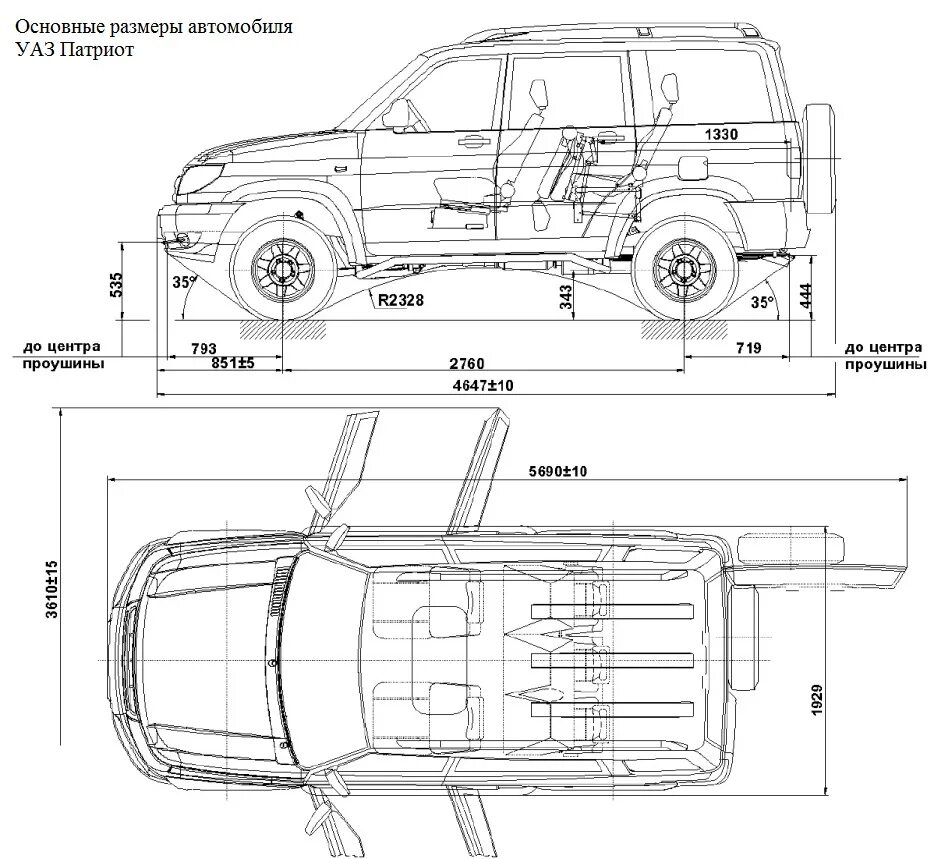 УАЗ 3163 UAZ Patriot габариты. УАЗ 3163 Патриот чертеж. УАЗ Патриот 2015 чертеж. УАЗ Патриот техн характеристики.