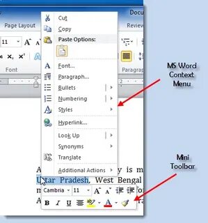 Документ microsoft word в контекстное меню