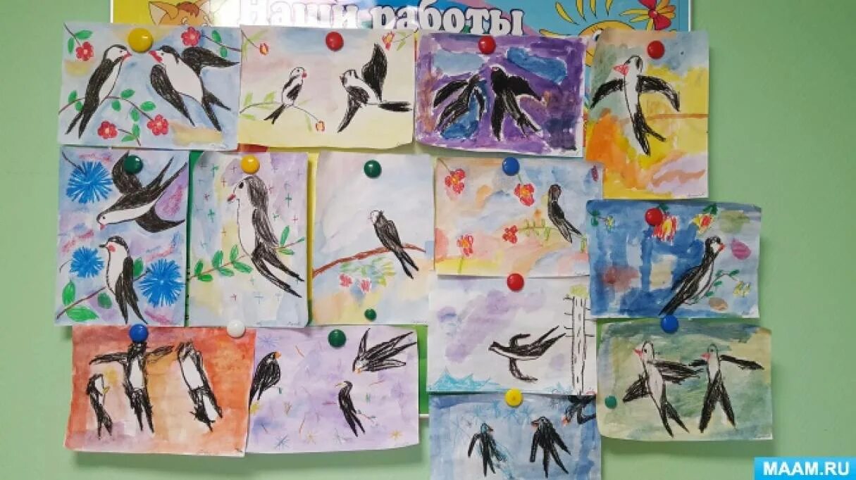 Конспект занятия по рисованию перелетные птицы. Рисование весенние птицы старшая группа. Рисование перелетные птицы старшая группа.