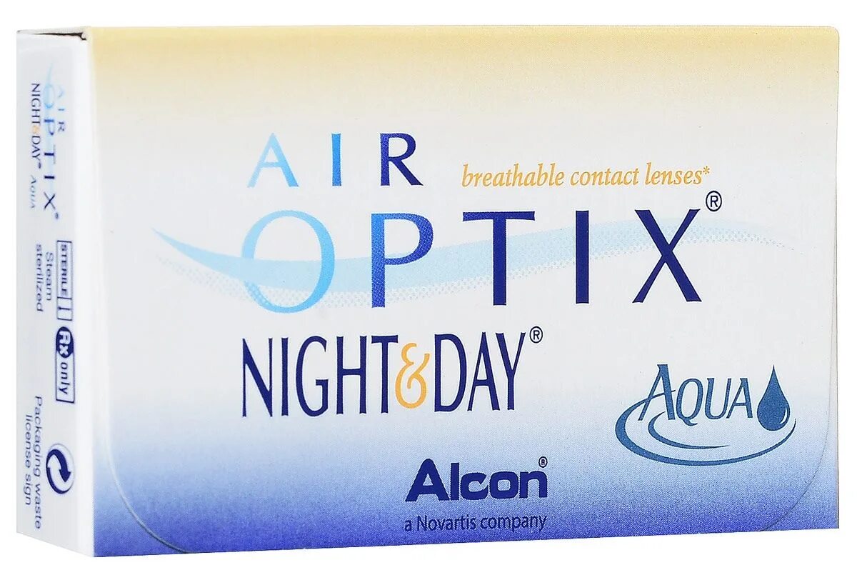 Контактные линзы Air Optix (Alcon) Night & Day Aqua. Air Optix Night & Day 8.4 -1.50 увлажняющий. Линзы в блистере Air Optix. 75 Мкл. Линзы 3 75