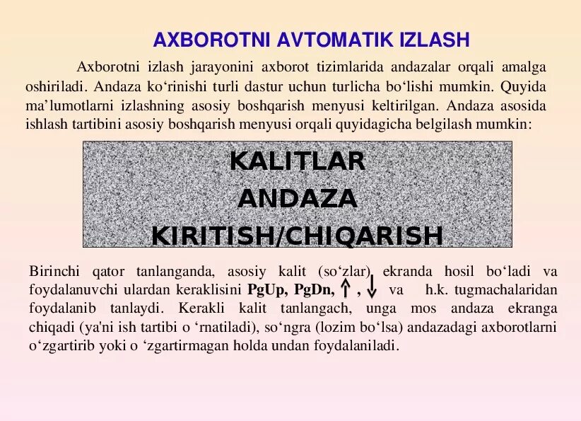 Qidiruv tizimlari haqida ma lumot
