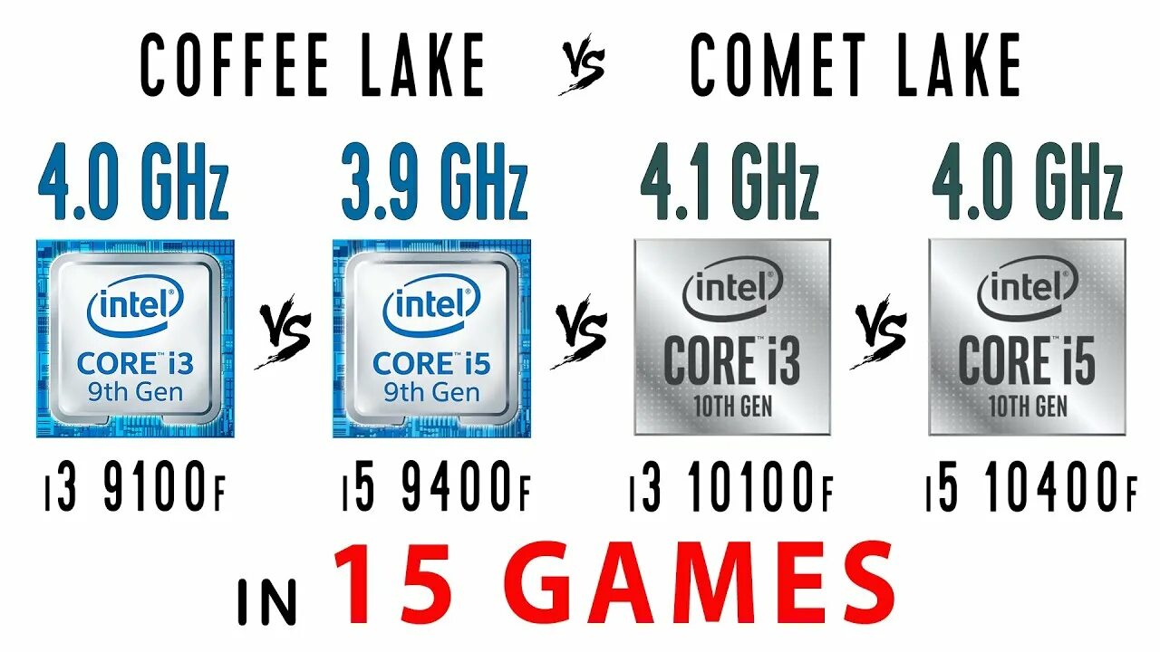 I3 10100 vs i5 10100. 9400 vs 10400. i3 10100f vs i5 10400f. i3 10100 vs i3 10100f. i3 9100 vs i5 9400.