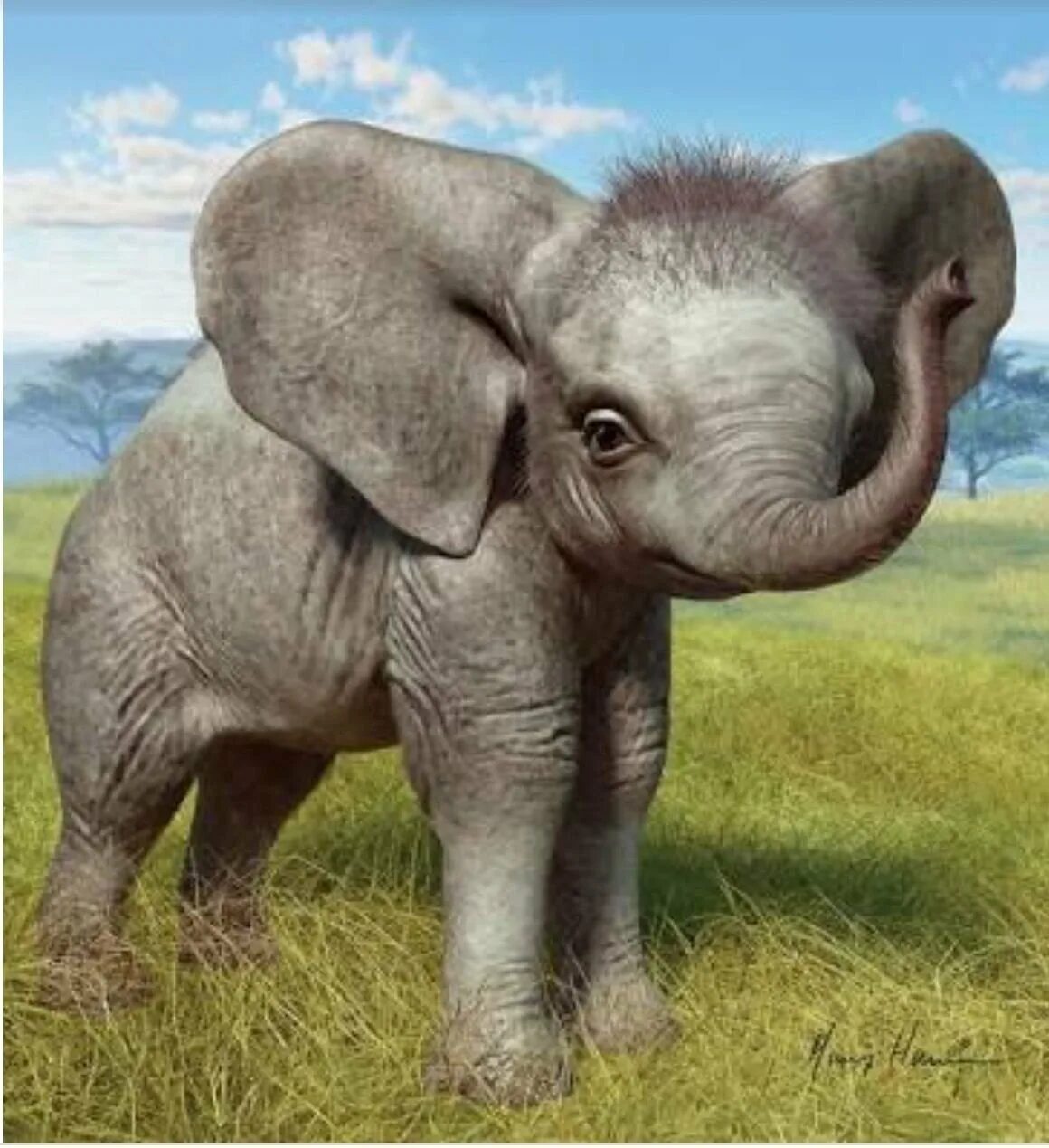 Слоненок. Маленький Слоненок. Милые Слонята. Милый слоник