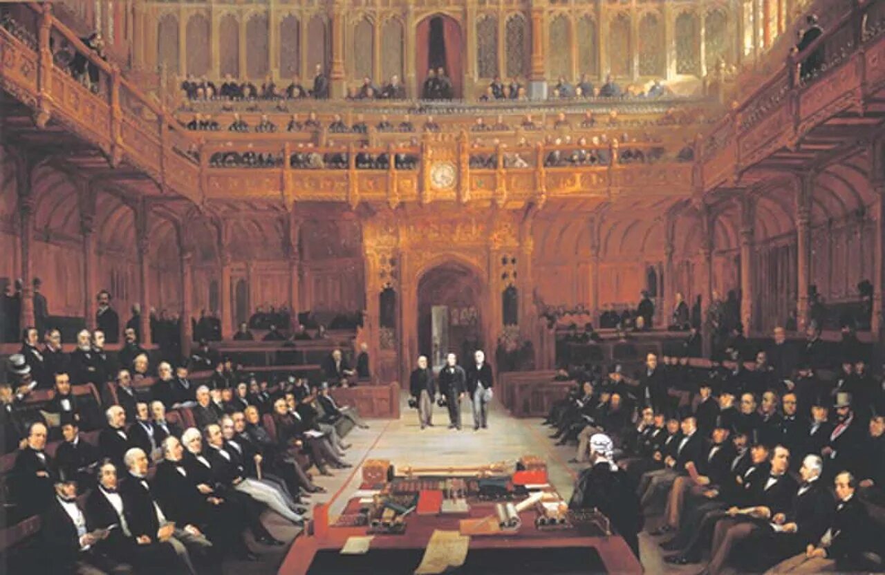 В каком году первый парламент англии. Парламент Англия 19 век палата. Палата общин Великобритании 19 век. Британский парламент 19 век. Палата общин Великобритании 20 век.