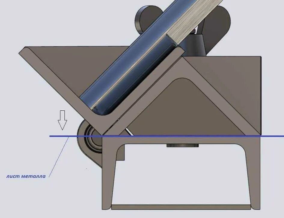 Чертеж листогиба ЛГС-26. Листогиб ЛГС 26. Ручной листогиб ЛГС-26. Роликовый нож для листогиба ЛГС-26. Гнуть железо