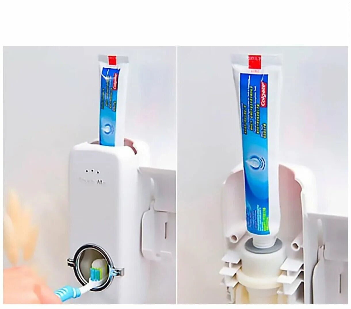 Автоматический дозатор для зубной пасты с держателем для щеток. Как вставить зубную пасту в дозатор. Автоматический дозатор для зубной пасты с держателем для щеток. Автоматический дозатор для зубной пасты toothpaste dispenser. Автоматический дозатор для зубной пасты toothpaste dispenser.