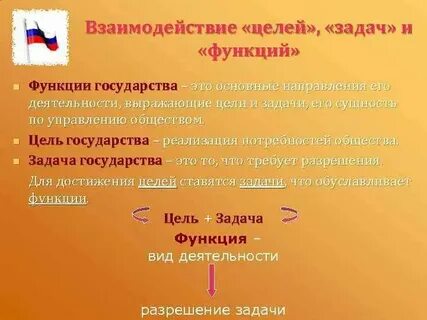 Общая цель государства это