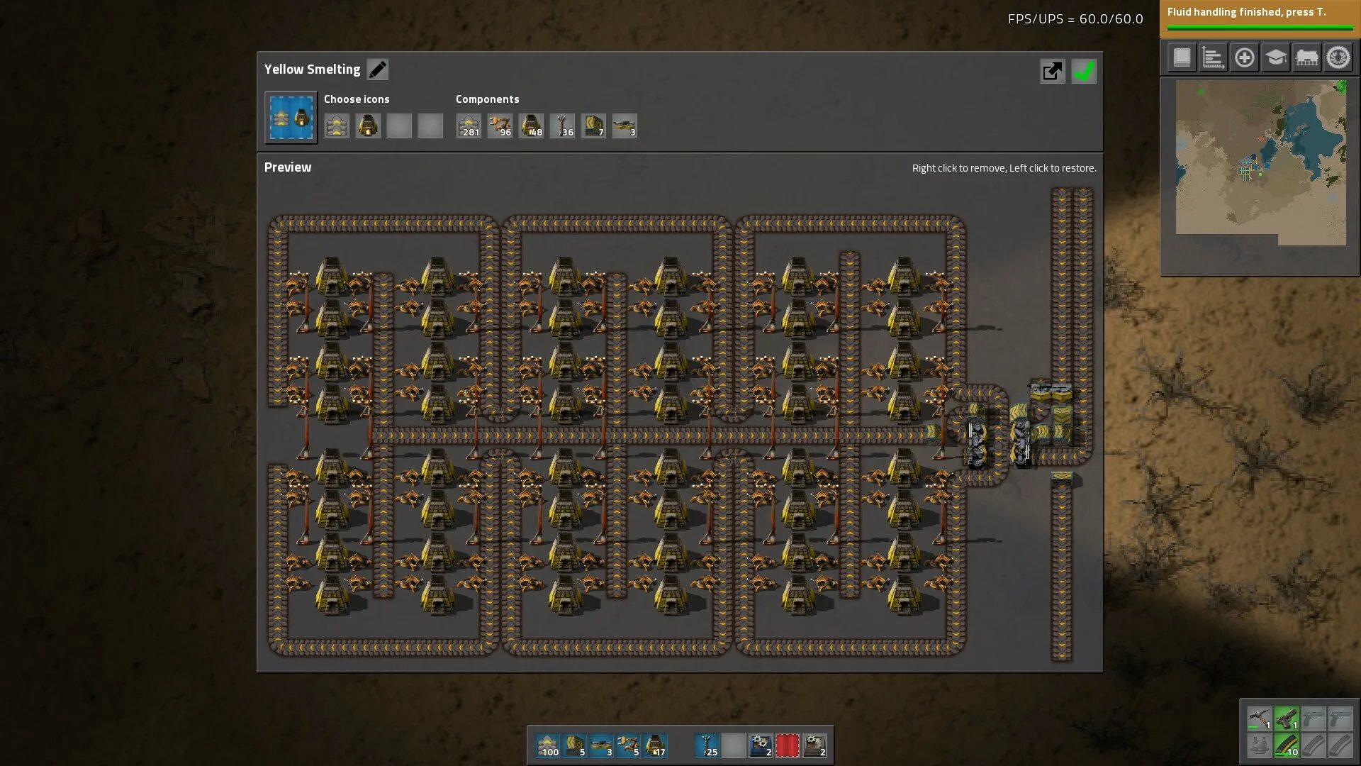 Factorio схема добычи руды