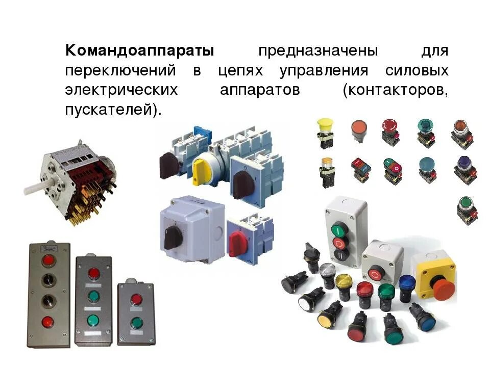 Элементы автоматики. Аппарат защиты электрических цепей до 1000в. Неавтоматические аппараты управления электрическими цепями. Коммутационный аппарат в цепях управления. Классификация электрических аппаратов низкого напряжения.