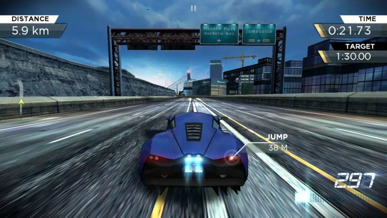 Игра гонки спид. Need for Speed: most wanted 5-1-0. Need for Speed на андроид. Гонки от EA. Гонки мост.