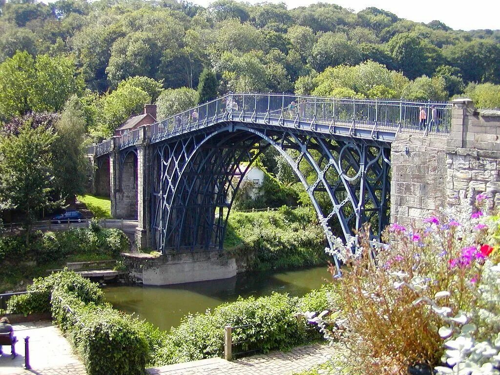 The first bridge was
