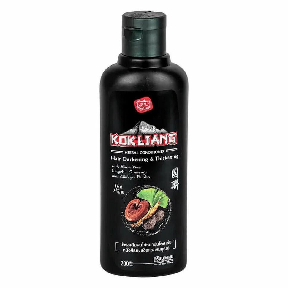 Кондиционер kokliang hard Darkening and thickening черный 200 мл. [Kokliang] шампунь для темных волос kokliang Herbal Shampoo hair Darkening & thickening, 200 мл. Шампунь для темных волос kokliang hair Darkening & thickening, 200мл. Кондиционер натуральный травяной kokliang, 100 мл. Для волос conditioner hair