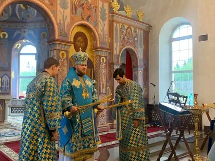 Богослужение казанской иконы божией