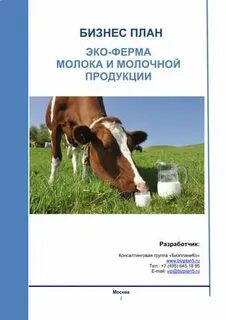 Бизнес план молочного
