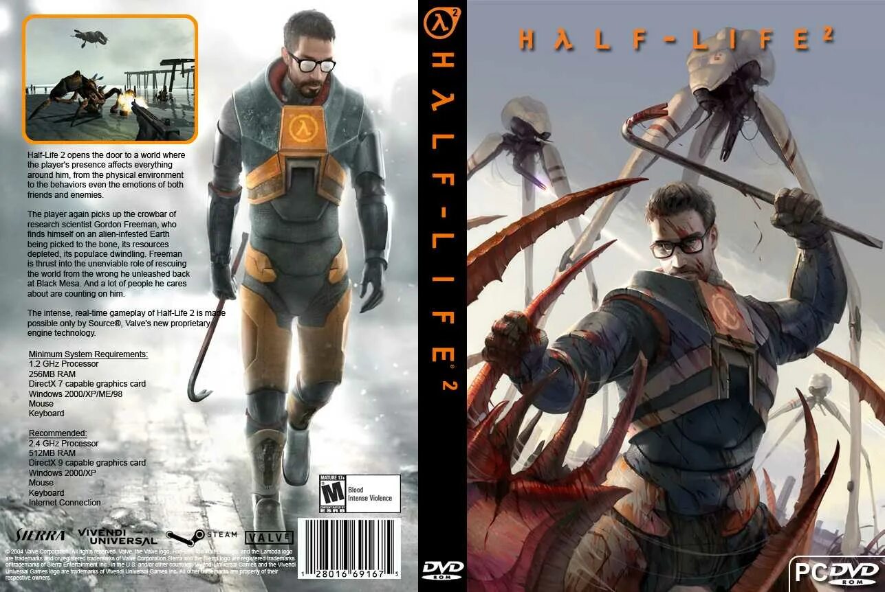 Когда вышла халф лайф 2. Half-Life 2. Half Life 2 обложка диска.