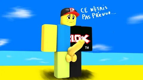 roblox, 3d, french text, 1boy, 2022, beach, black cap, cinema4d, cinema 4d,...