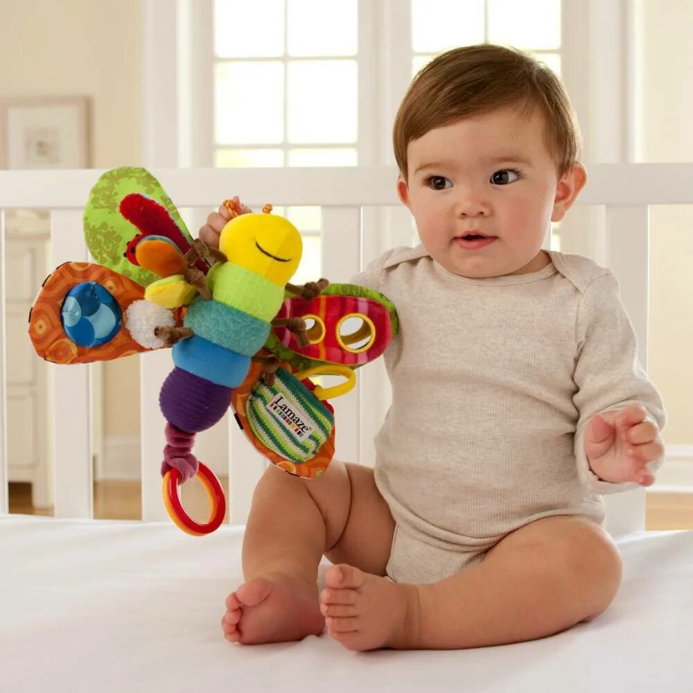 Ребенку 2 8 месяцев. Tomy Lamaze бабочка. Игрушка погремушка Светлячок Lamaze Фредди. Игрушки для малышей 6 месяцев. Игрушки для детей до года.
