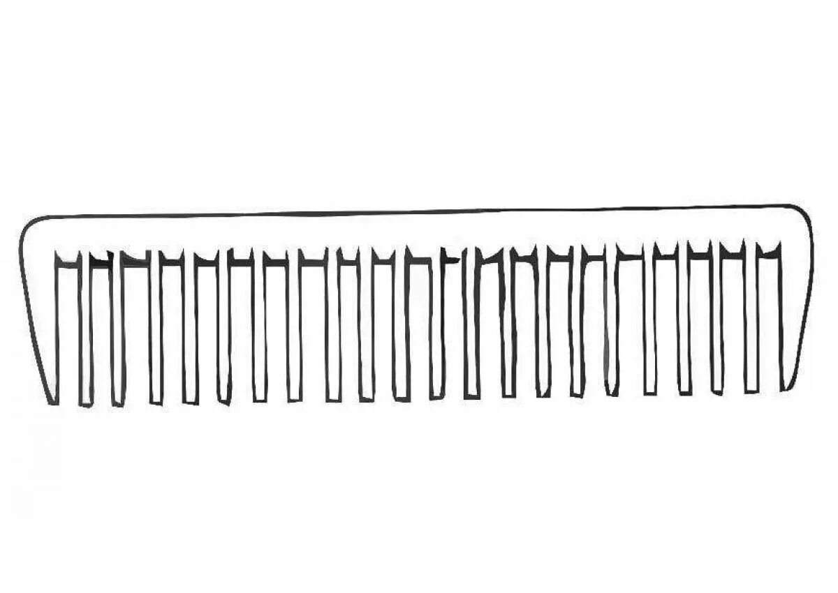 Раскраска расческа. Расческа раскраска для детей. Шаблон Расчески. Расческа для распечатки.