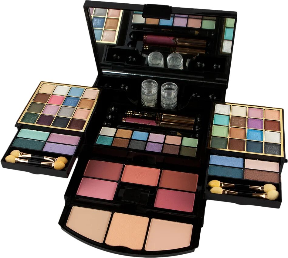 набор декоративной косметики. наборы косметики оптом. большой набор косметики для макияжа. набор косметики для визажистов. наборы косметики оптом.