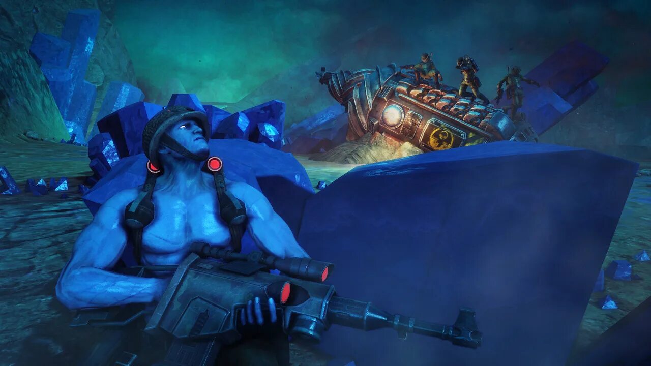 Как называется игра где синий человек. Игра rogue trooper redux. rogue trooper (игра, 2006). rogue trooper redux ps4. rogue trooper rebellion developments.